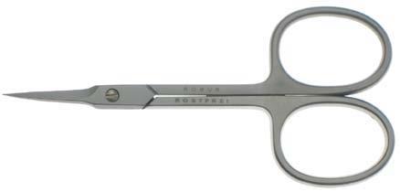 Forbice manicure 3½"(cm.8,89)inox satinata Robur Art.0251/38