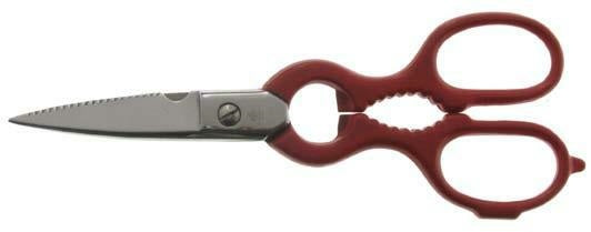 Forbice da Cucina inox verniciate rossa e nera Art.3005/499