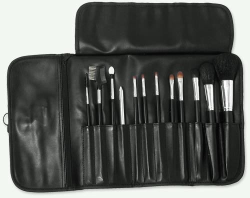 Set di pennelli da trucco con astuccio Art.1210/PES001