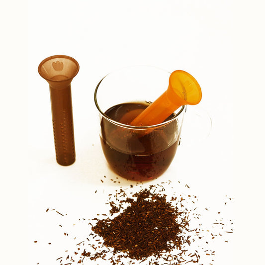 Infusore silicone 2 pz. arancione/marrone TEATARTMRS