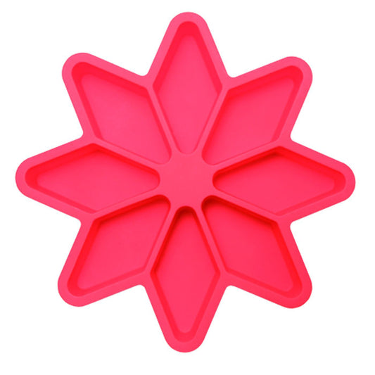 Stampo in silicone platonico multiporzione a stella FRT158RSAS