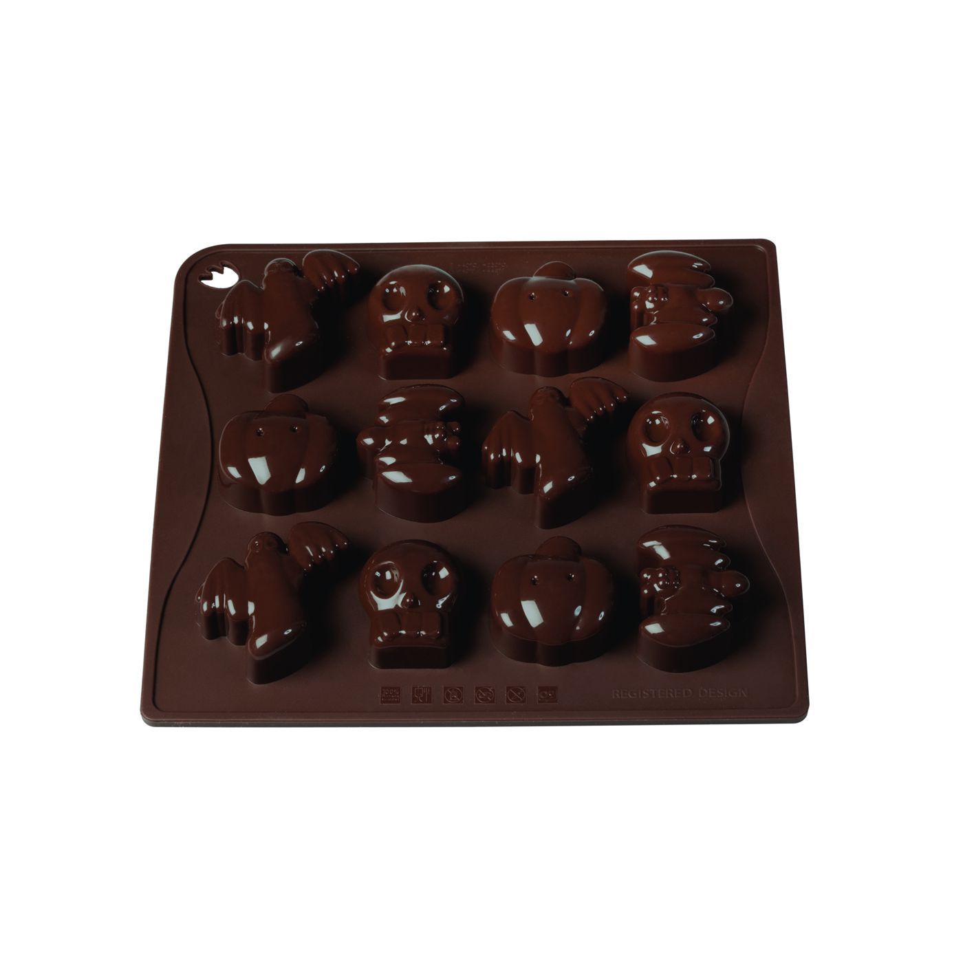 Stampo multiporzione silicone cioccolatini Halloween CHOCO08S