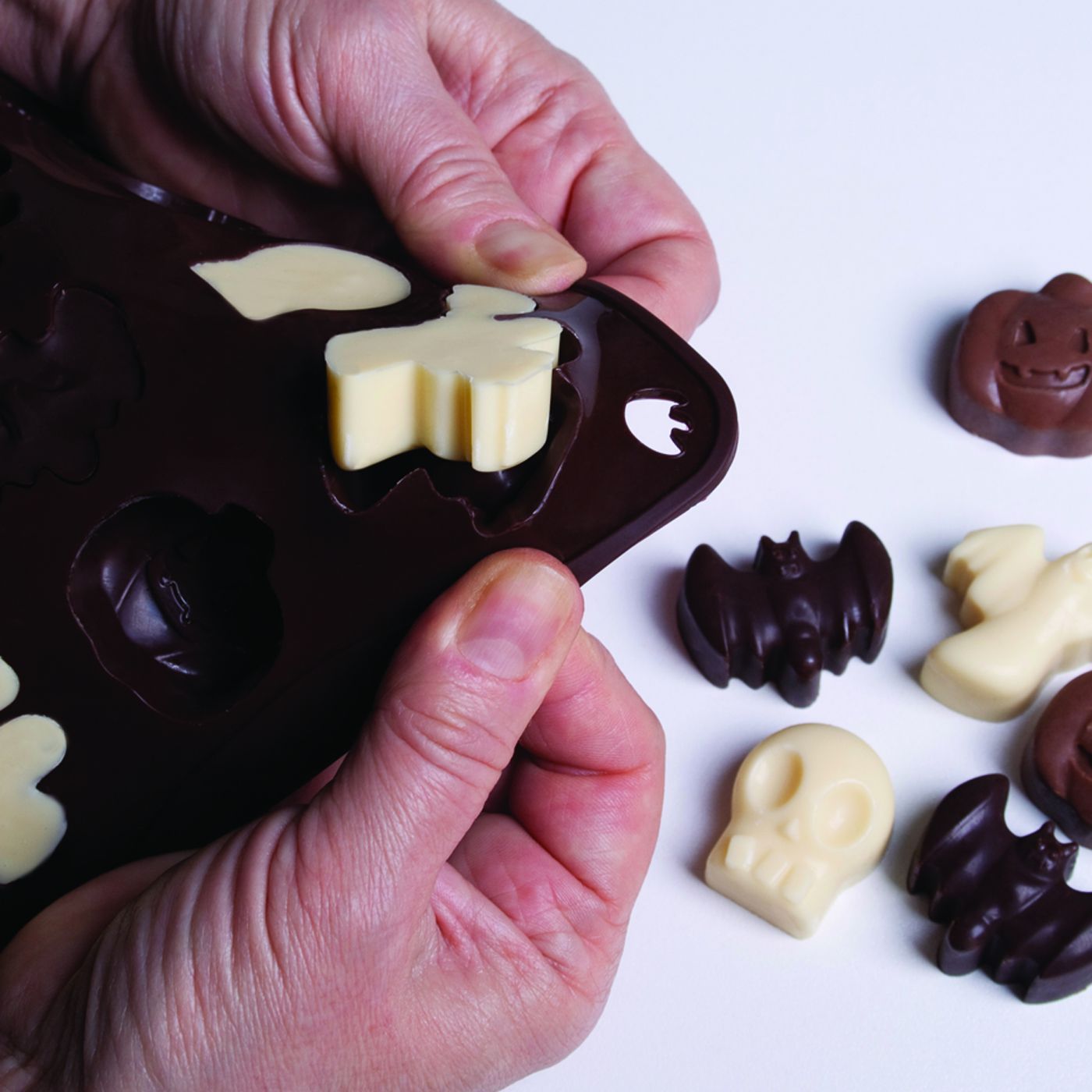 Stampo multiporzione silicone cioccolatini Halloween CHOCO08S