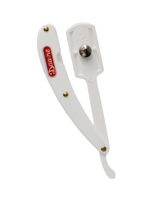 Rasoio Daune in plastica bianca per lametta classica