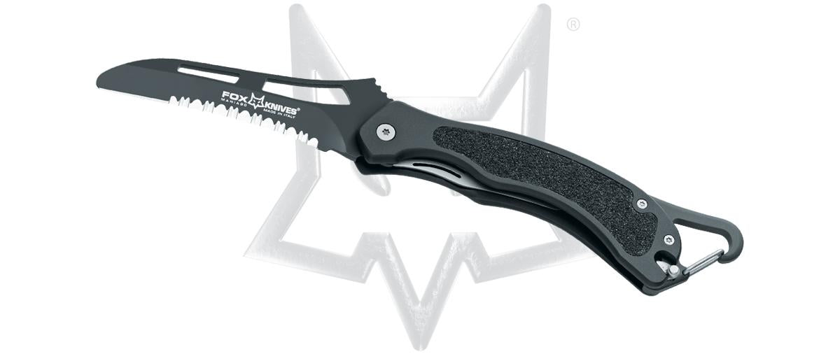 Coltello serramanico con blocco lama Fox "Gravity" 436