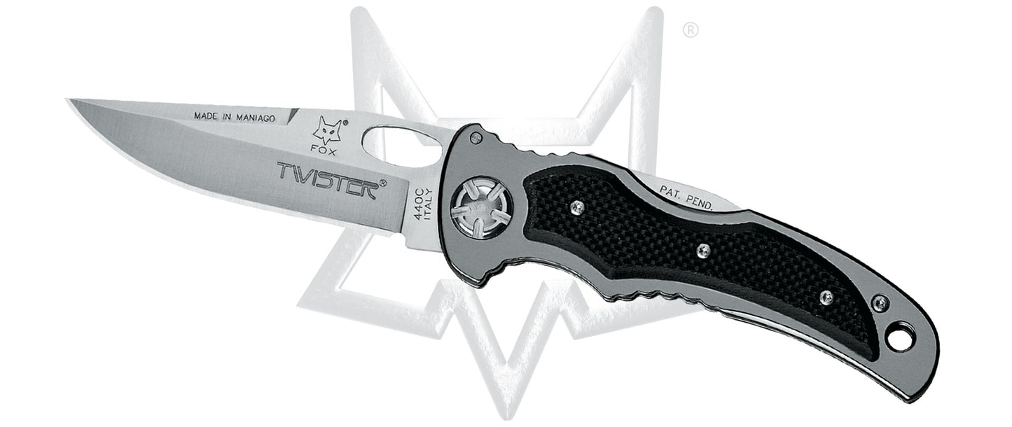 Coltello serramanico con blocco lama Fox "Twister" 454G10