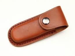 Coltello serramanico con fodero in cuoio Black Fox BF-76