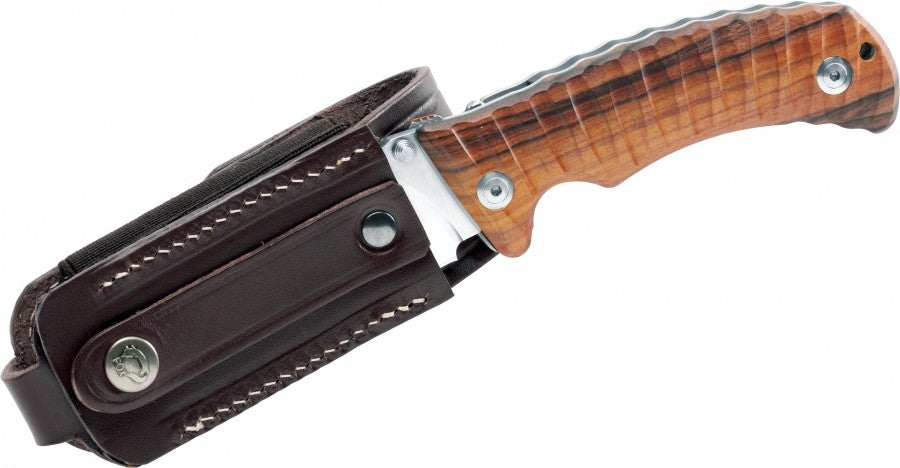 Coltello Fox serramanico da caccia impugnatura legno FX-130 DW