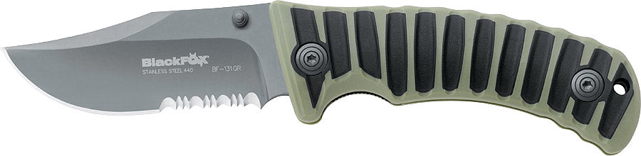Coltello serramanico con fodero Black Fox Art-BF-131 GR