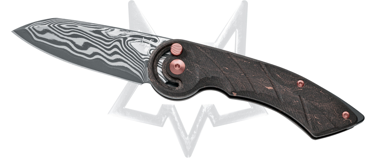 Fox coltello lama damascata Radius by D.Simonutti FX-550 DCFR