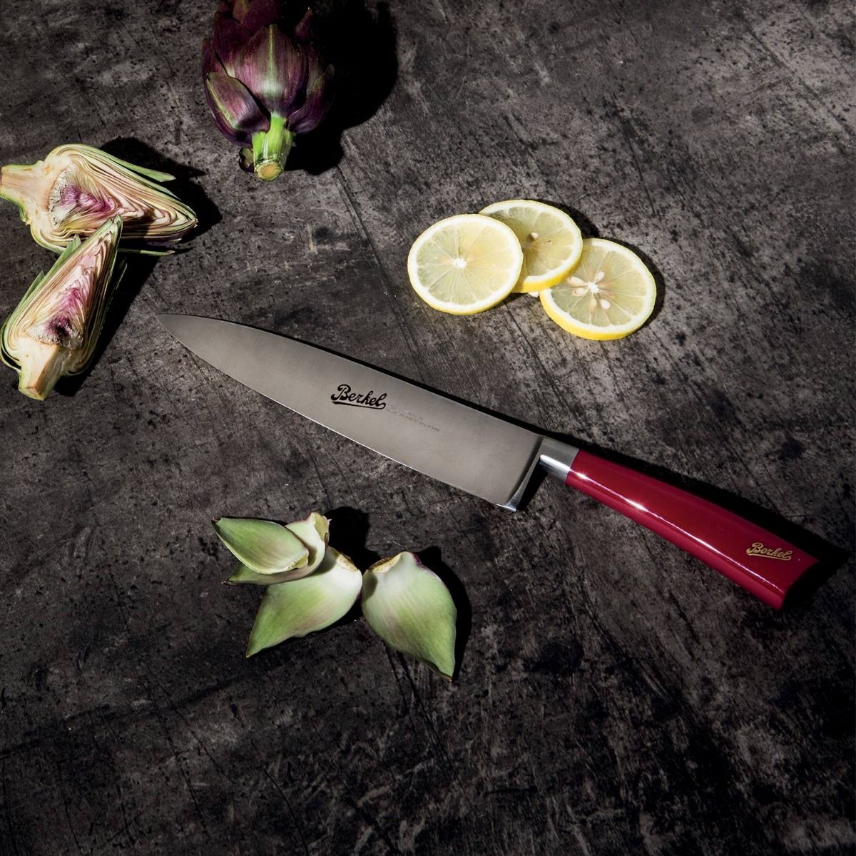 Berkel coltello Elegance per Prosciutto 26 cm rosso KELHA26SRRBL