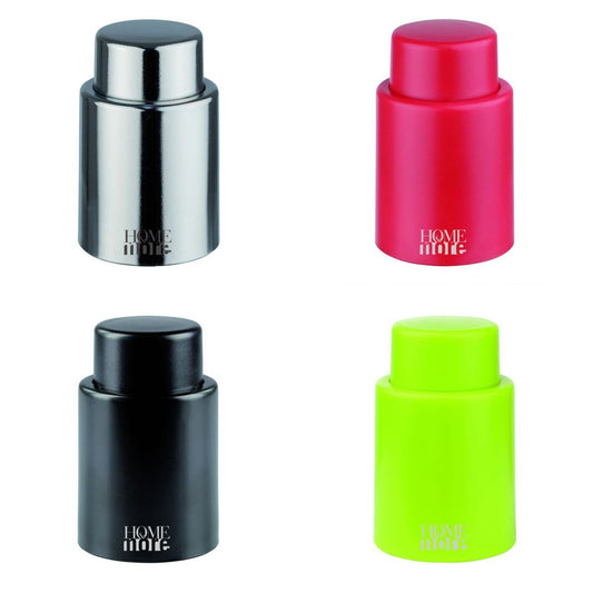 Tappo Sottovuoto da bottiglia H&M rosso giallo nero cromato HMVS