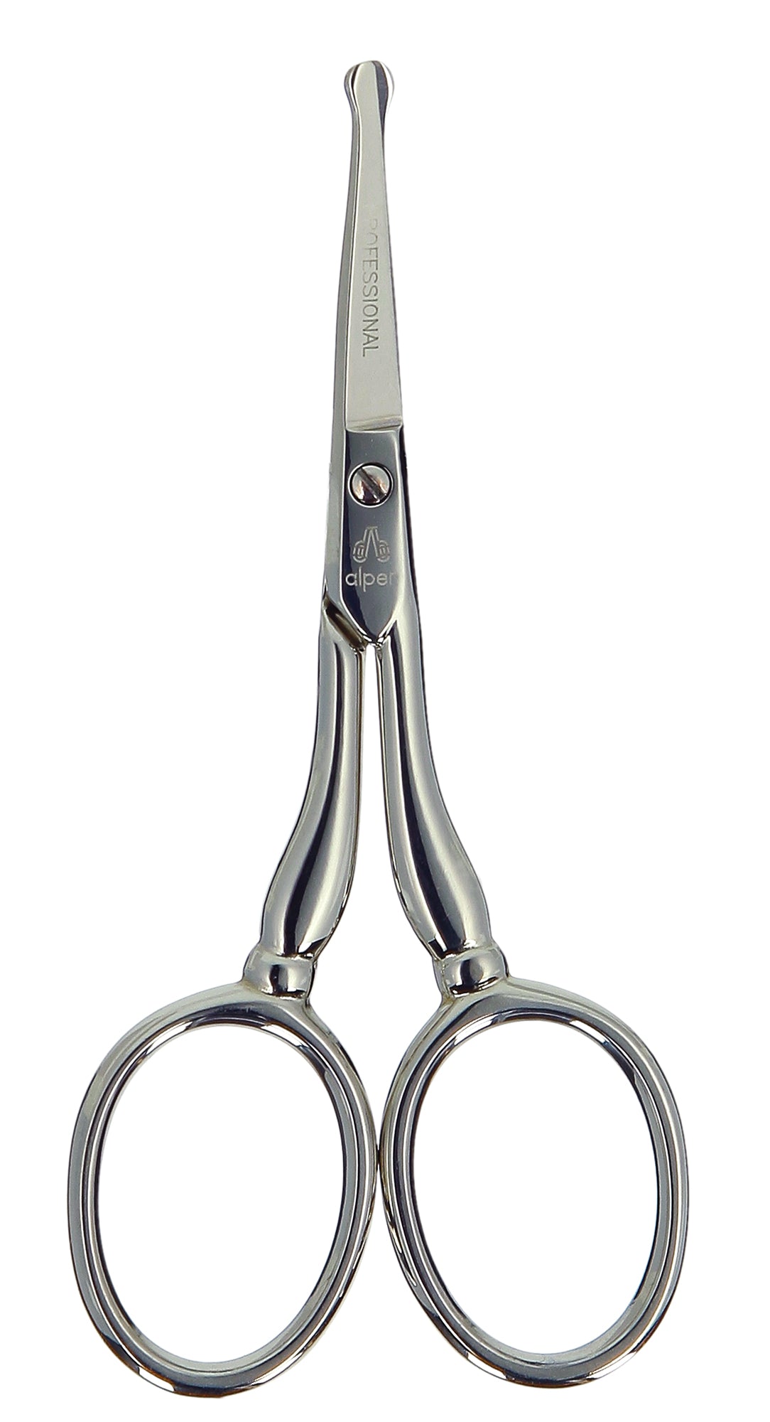 Alpen forbici per peli naso curve nichelate 3,5" (8,9 cm)