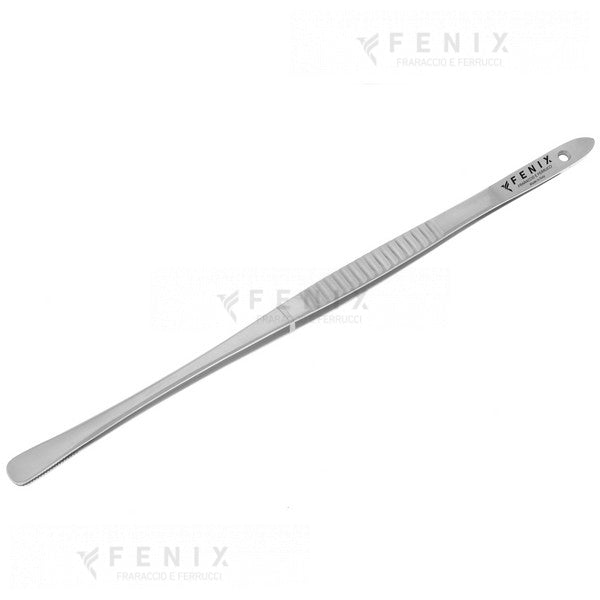 Fenix pinza da cucina inox 30 cm punta larga zigrinata