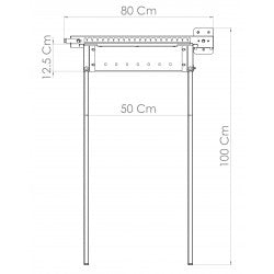 Cuoci Arrosticini Automatico a Carbonella 20 pz. Tecnoroast