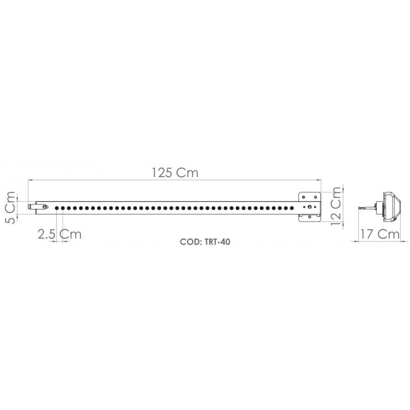 Tecnoroast ricambio meccanismo aumatico Cuoci Arrosticini 40 pz.