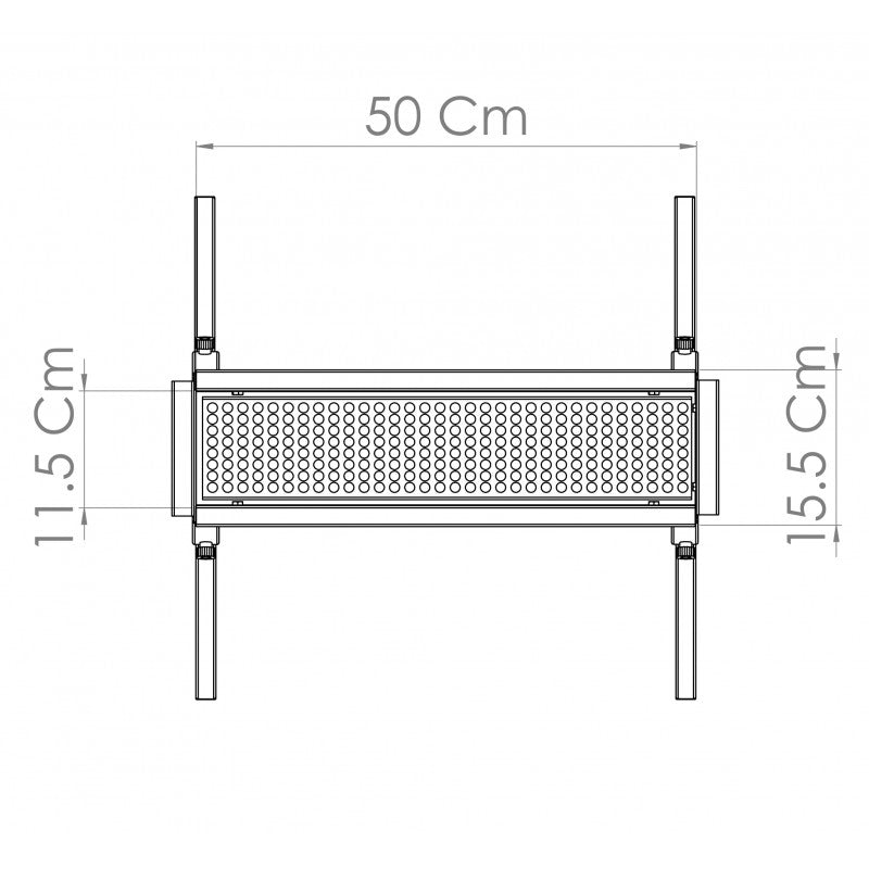 Griglia per Arrosticini a Carbonella Tecnoroast OLD-50