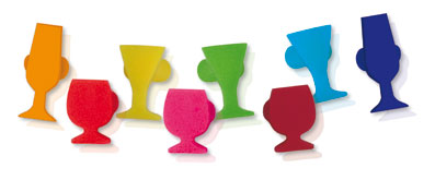 Segna bicchiere 8 pz. Vin Bouquet Art FIA029