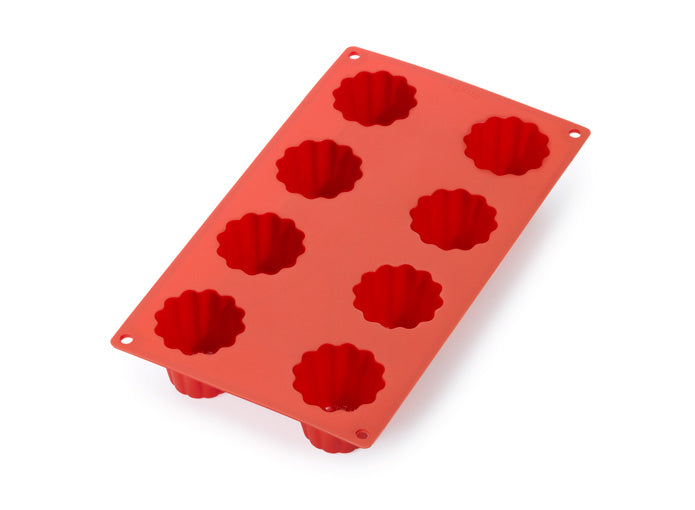 Stampo silicone platinico Cannelé bordolese 8 porzioni 1841797