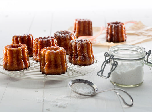 Stampo silicone platinico Cannelé bordolese 8 porzioni 1841797