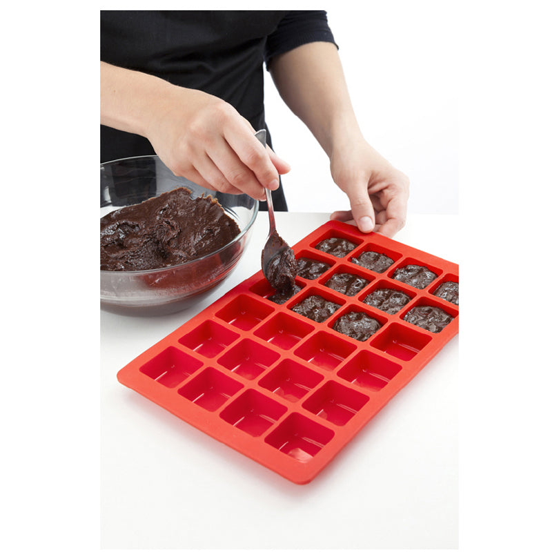 Lekue mini stampo in silicone per 24 Brownie 1841705