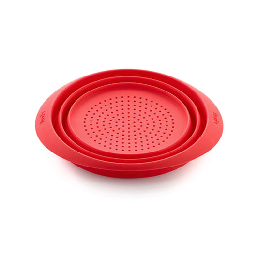 Scolapasta in silicone platonico pieghevole cm Ø 23 x 13,5