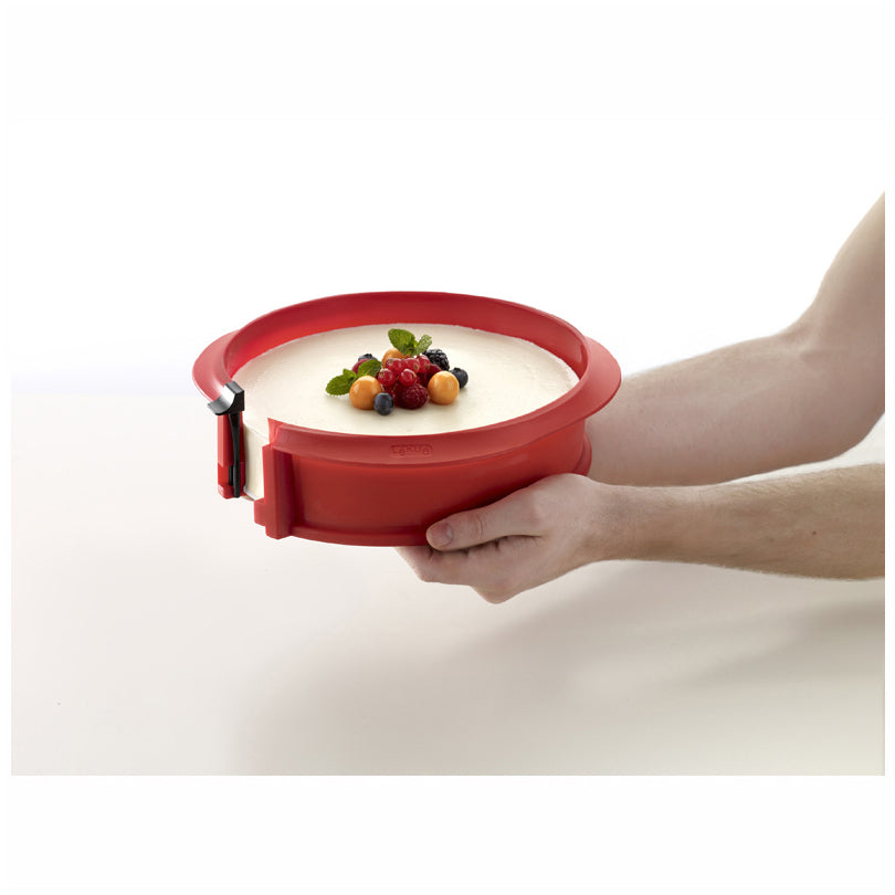 Lekue stampo in silicone a cerniera con fondo in ceramica ø23cm
