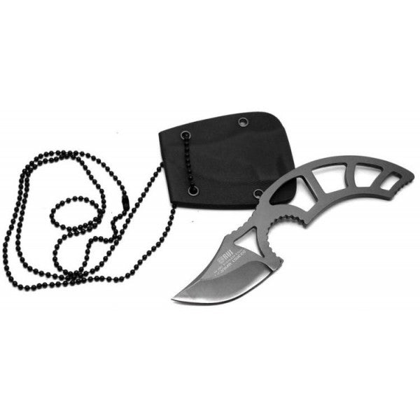 Pugnaletto tattico lama cm. 5 fodero in kydex per collo RU31932