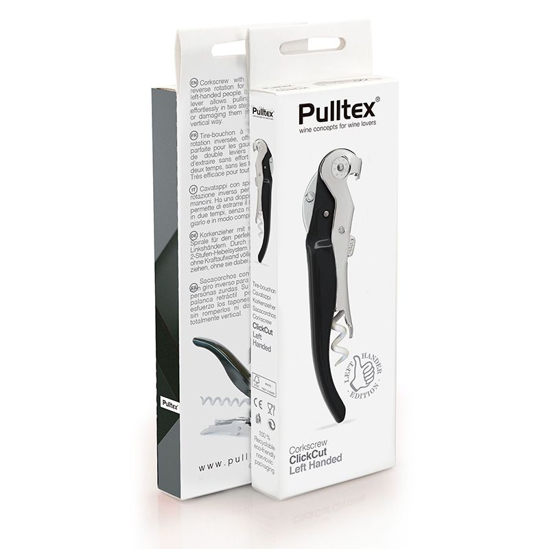 Pulltex Cavatappi ClickCut a spirale inversa per mancini 4630657