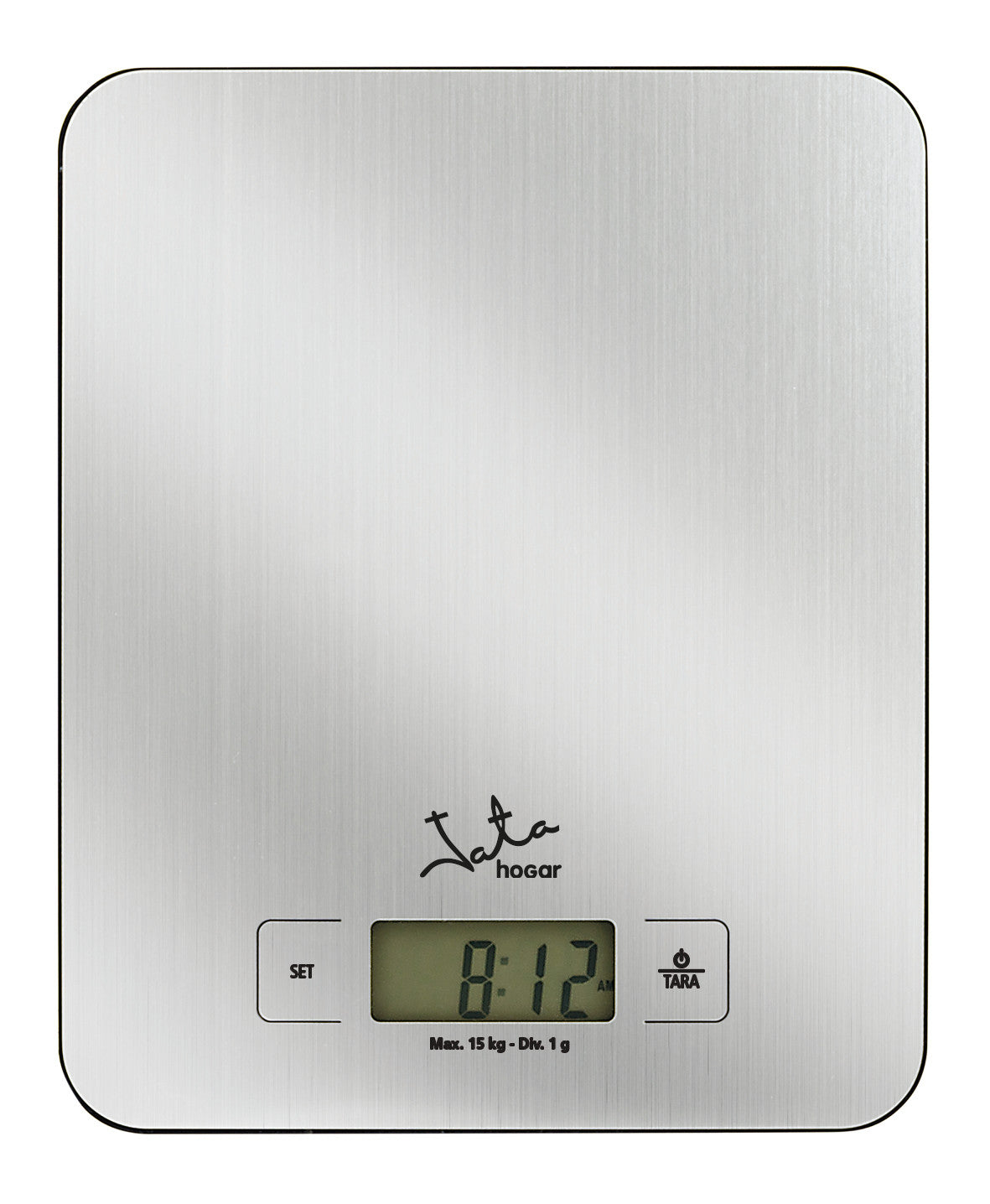 Bilancia elettronica piano inox 15 kg divisione 1 g. Jata 719