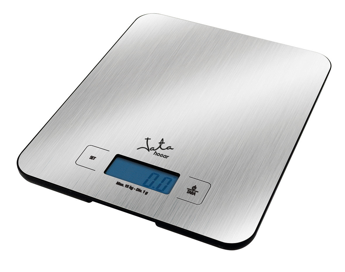 Bilancia elettronica piano inox 15 kg divisione 1 g. Jata 719