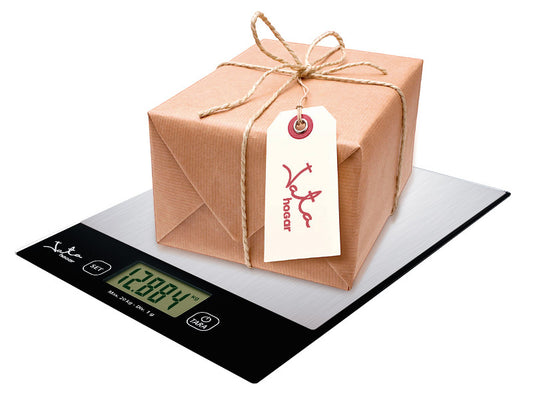 Bilancia elettronica inox vetro 20 kg divisione 1 g. Jata 780