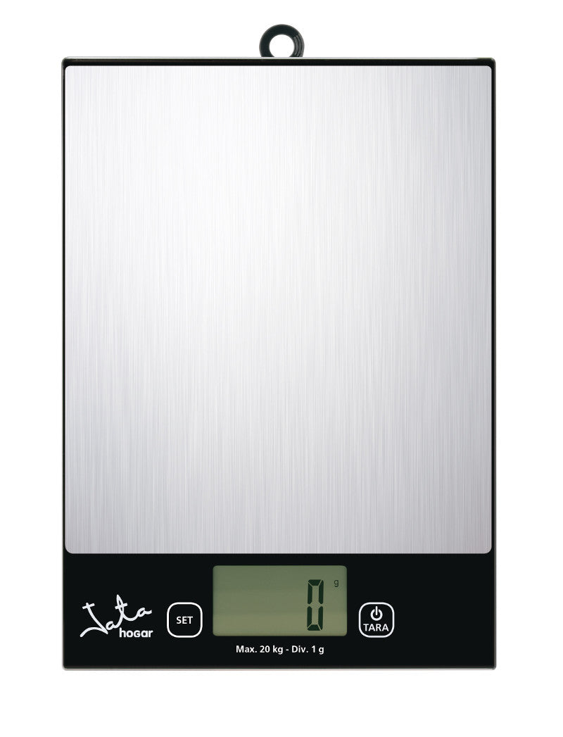 Bilancia elettronica inox vetro 20 kg divisione 1 g. Jata 780