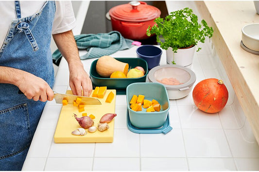 Mepal Cirqula Contenitore Rettangolare 750 ml Colore blu