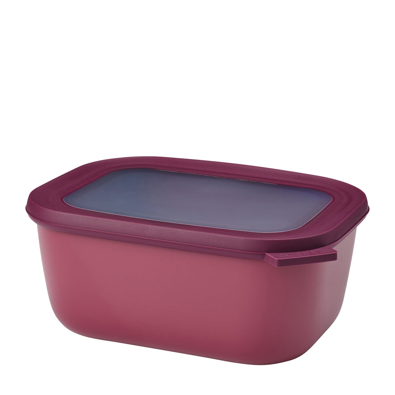 Mepal Cirqula Contenitore Rettangolare 1500ml Colore bordeaux