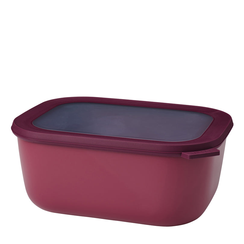 Mepal Cirqula Contenitore Rettangolare 3000ml Colore Bordeaux