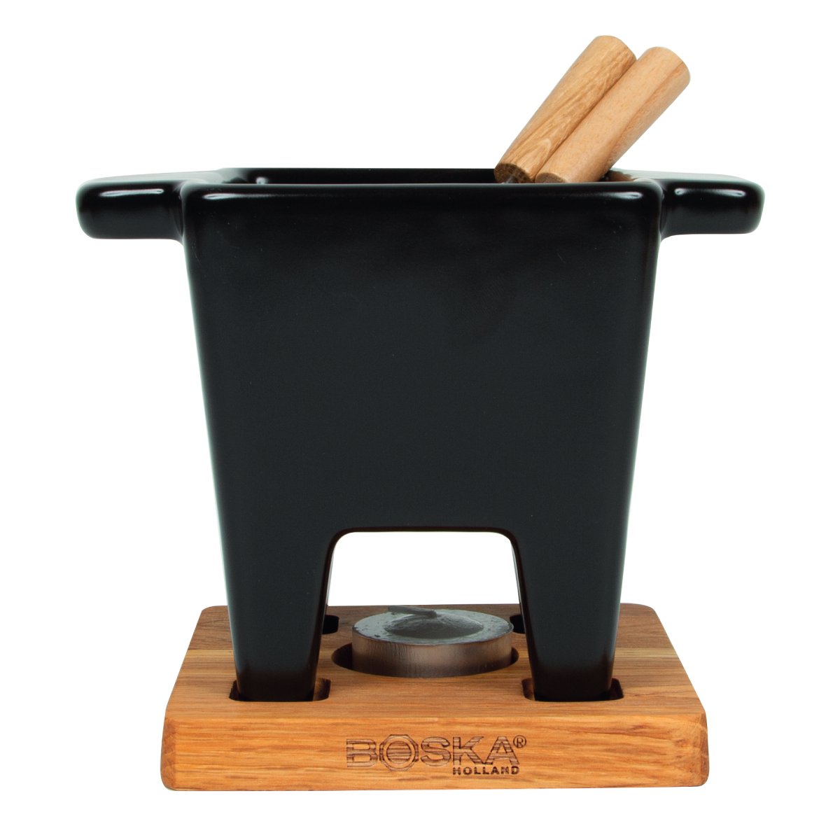Set per fonduta cioccolato/formaggio ml 300 Tapas cm 14,5x11x12
