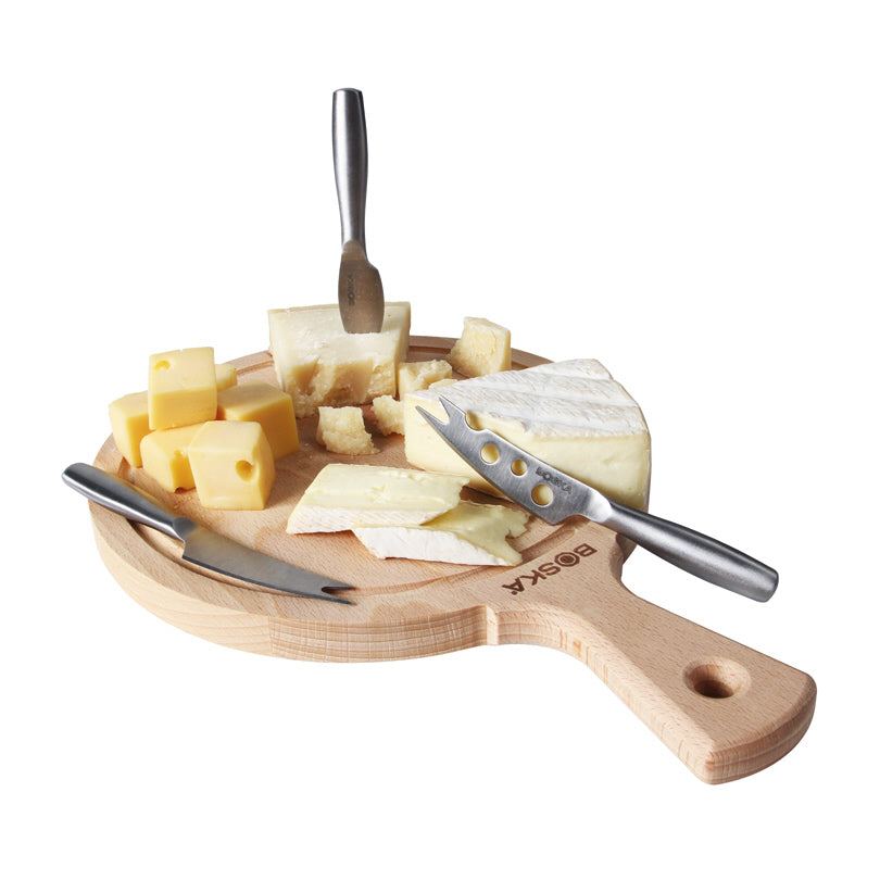 Boska Kit formaggio tondo "Amigo" 4 pezzi cm Ø24x33x2