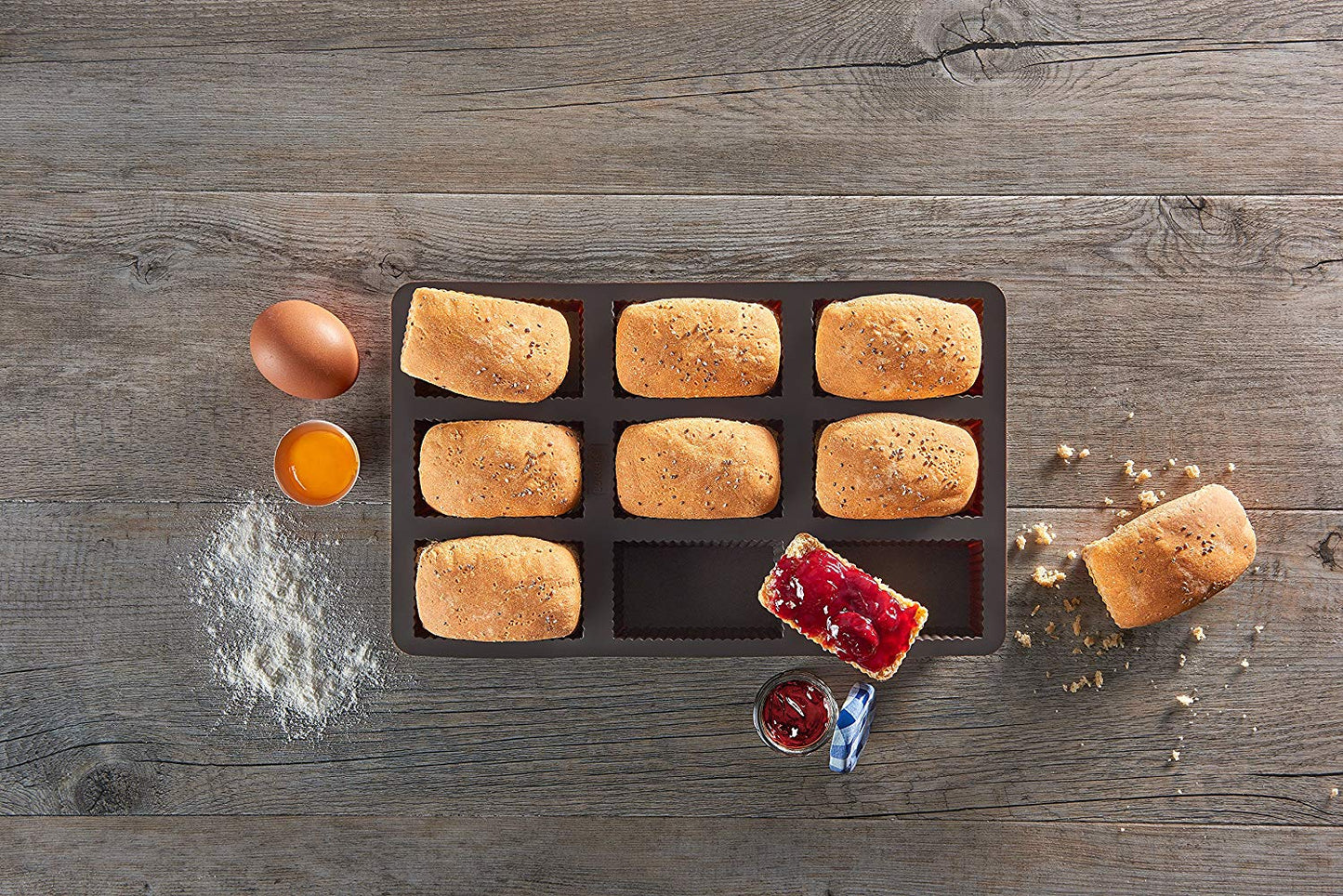 Stampo per dolci e salati "Brownie" in silicone resiste -40°nr0°