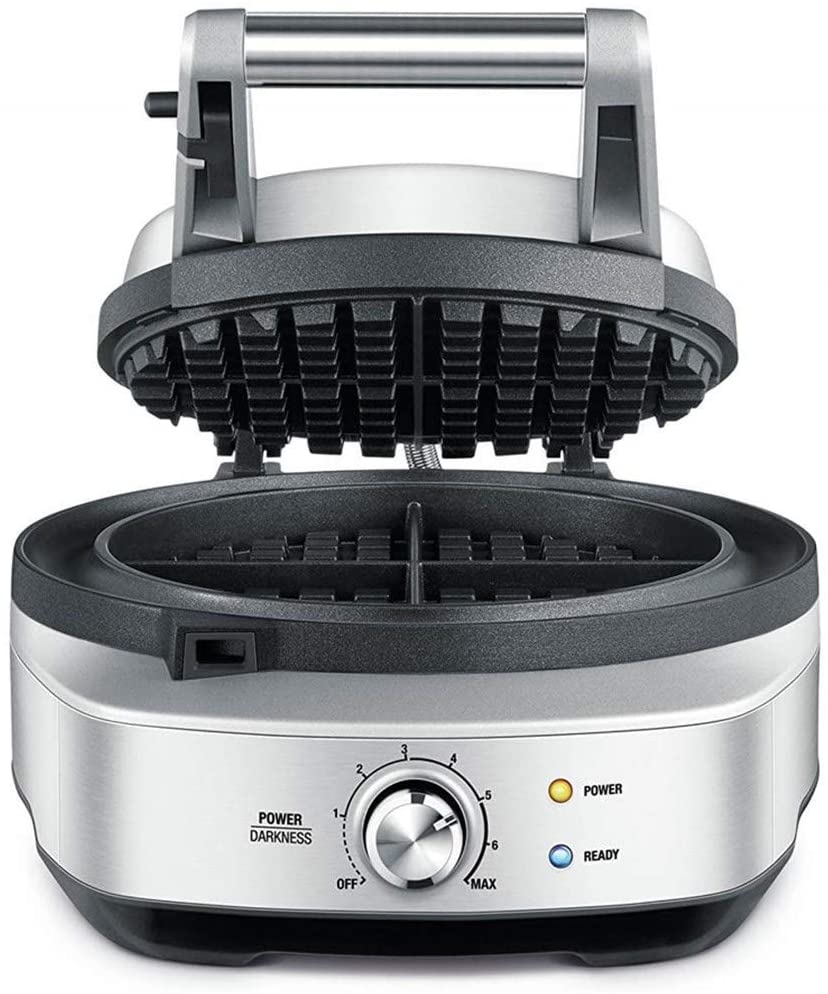 Sage Piastra elettrica rotonda per waffle classici "the No-mess Waffle"