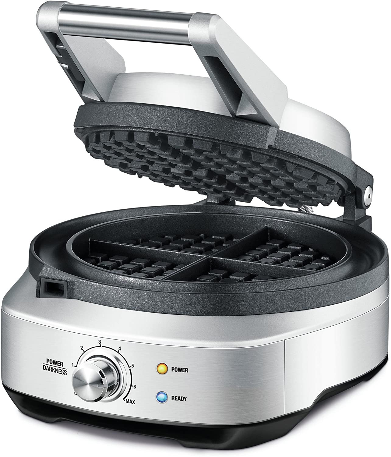 Sage Piastra elettrica rotonda per waffle classici "the No-mess Waffle"