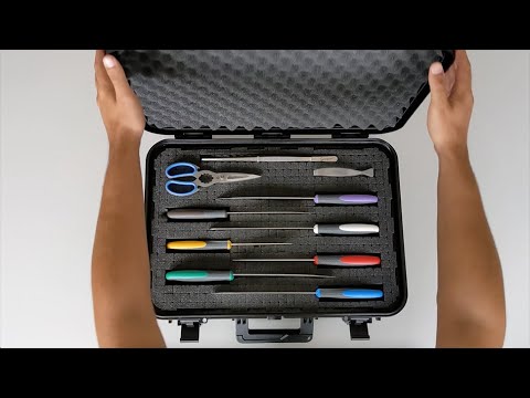 Sanelli Ambrogio Caravel Trolley, impermeabile, per coltelli Accessori da Cucina Chef 5092.000