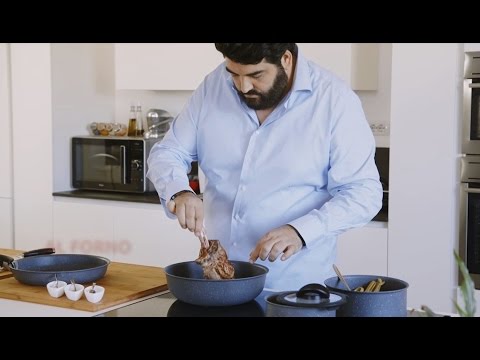 Lagostina batteria Ingenio Minerals 3 pezzi induzione casseruola 16 cm, padella 24 cm, manico