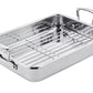 Scanpan teglia Arrostiera inox con griglia "Impact" induzione cm 42x26