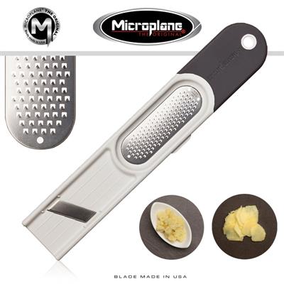 Microplane Grattugia affetta Zenzero 3 in 1