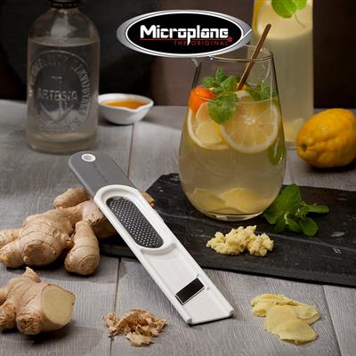 Microplane Grattugia affetta Zenzero 3 in 1