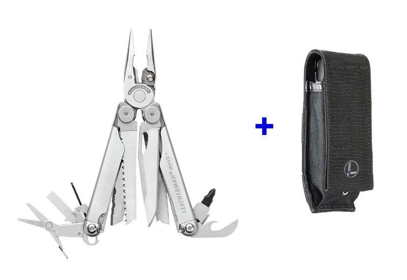Leatherman pinza multifunzione Wave + 18 utensili LTG832524