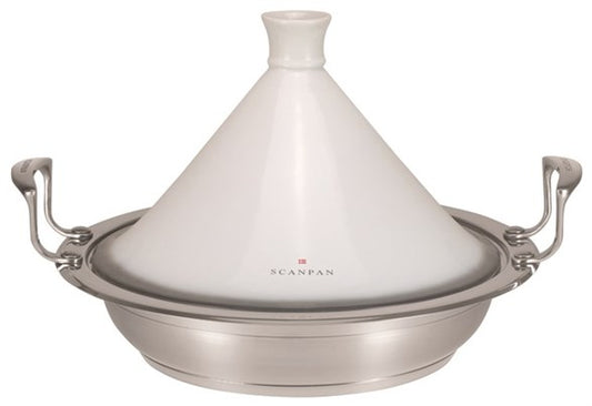 Scanpan Tajine "IMPACT" adatta ad induzione con coperchio in ceramica a cono cm Ø28 - 1320326
