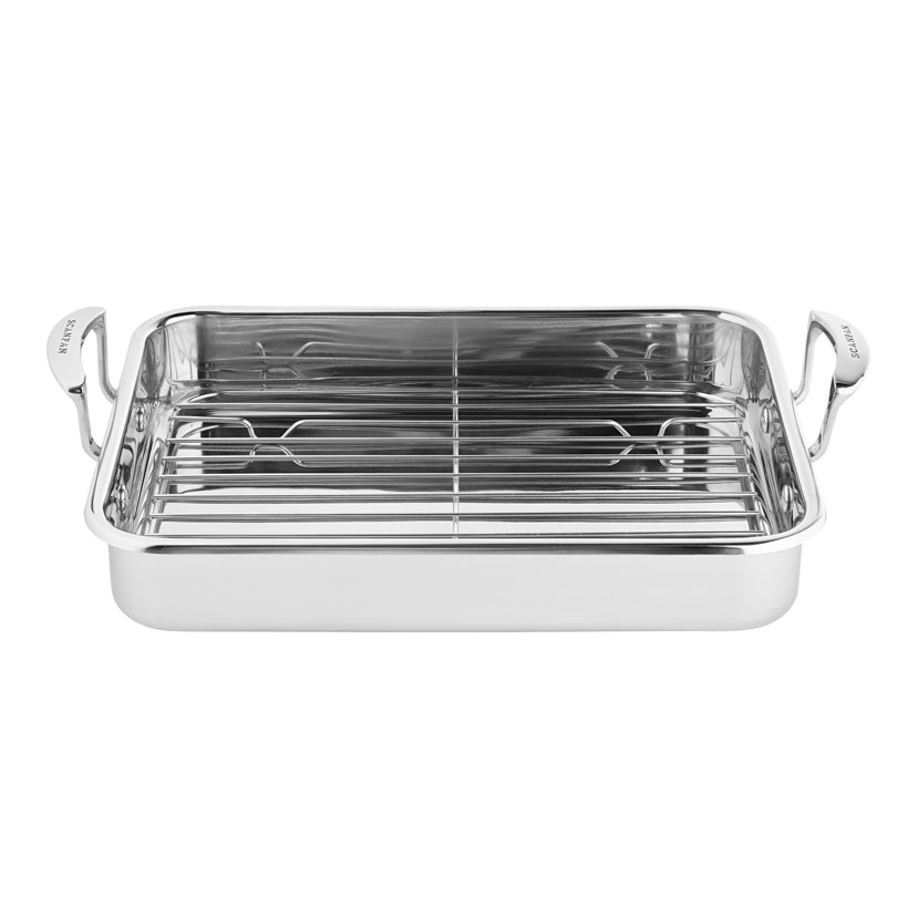 Scanpan teglia "Impact" con griglia in acciaio inox 18/10, adatta per induzione 43×28 cm 1186105