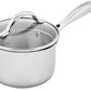 Scanpan Casseruola con mancio e coperchio in vetro "STS" cm Ø14